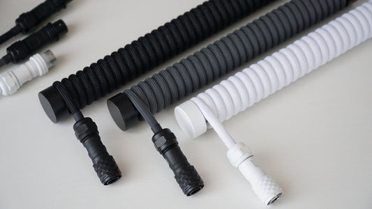 coiled braided cables (monochrome)
