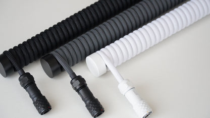 coiled braided cables (monochrome)