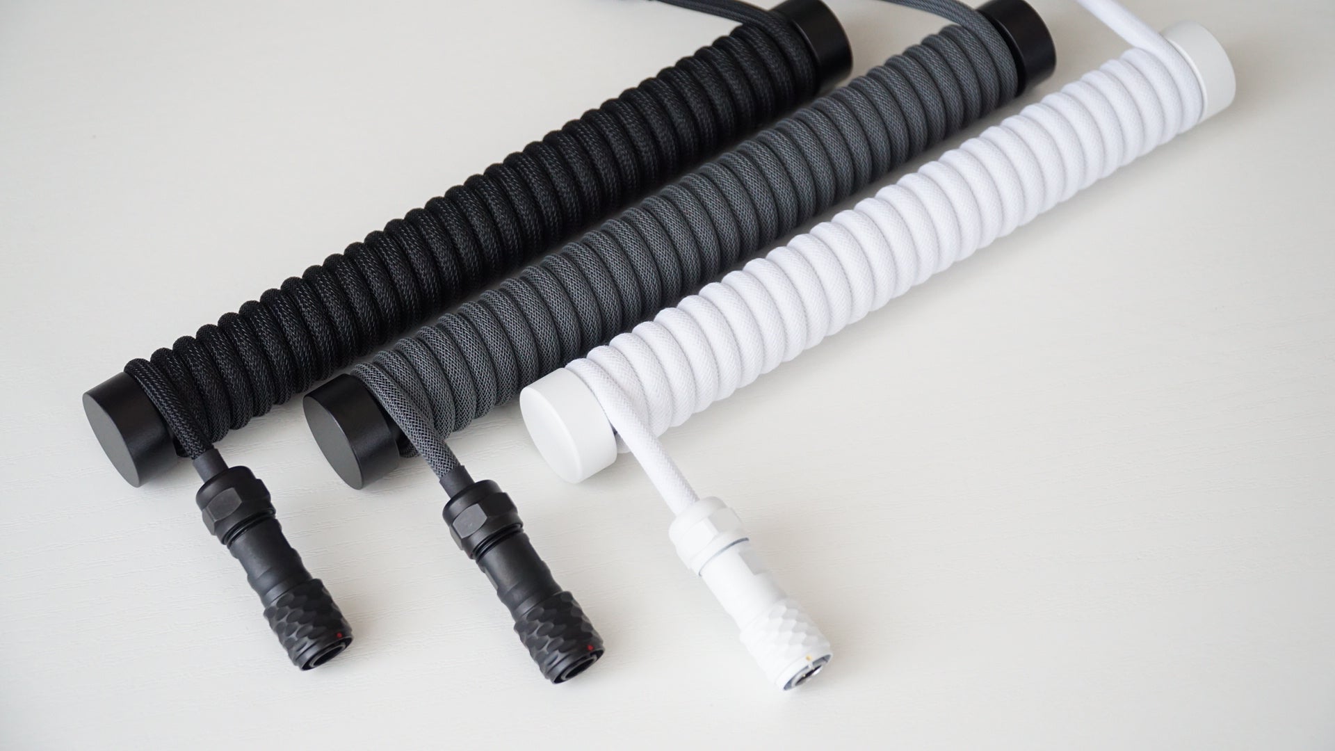 coiled braided cables (monochrome)