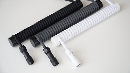 coiled braided cables (monochrome)