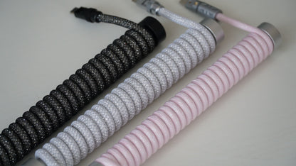 coiled braided cables (sparkly)