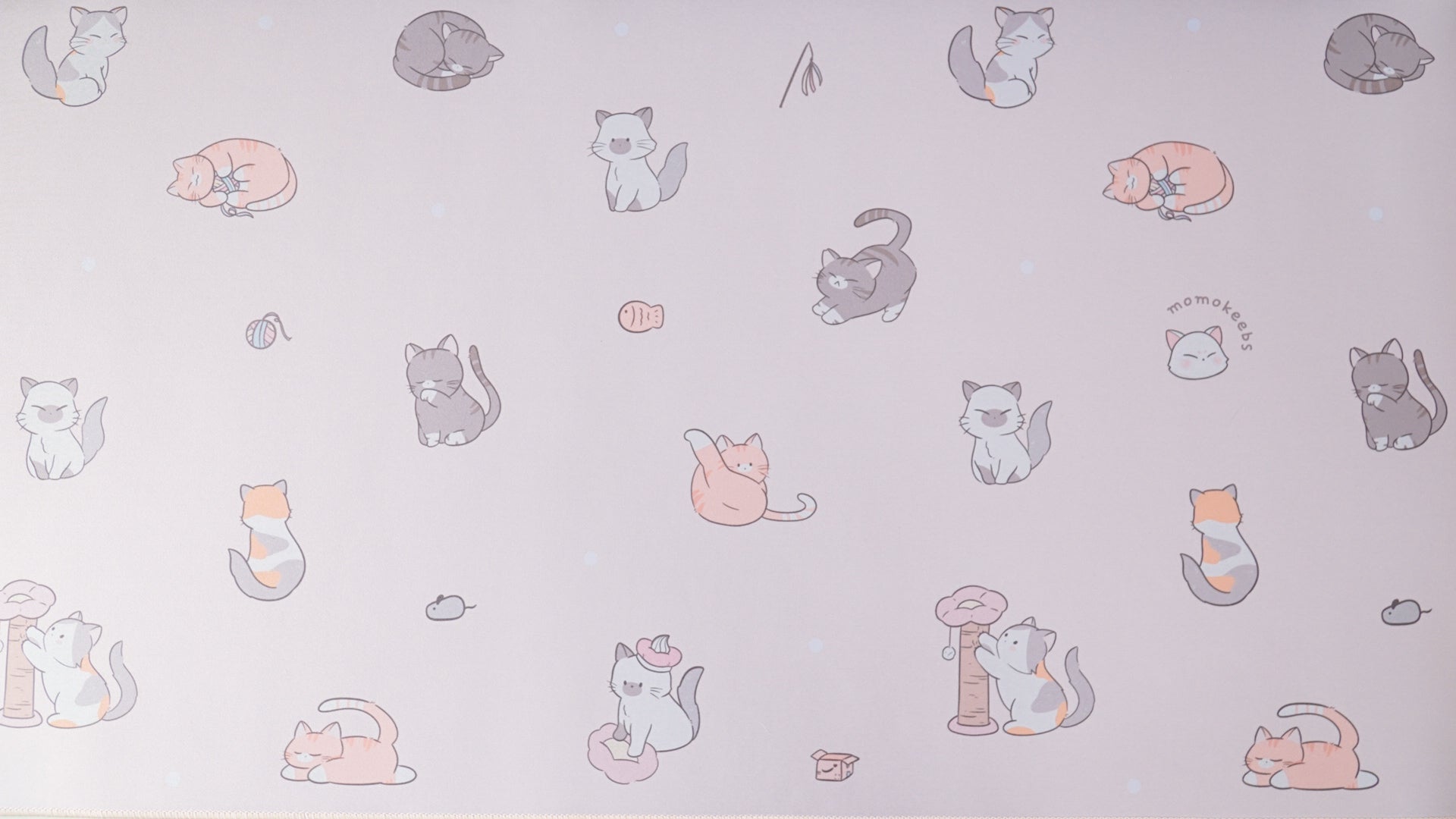 just cat things deskmat