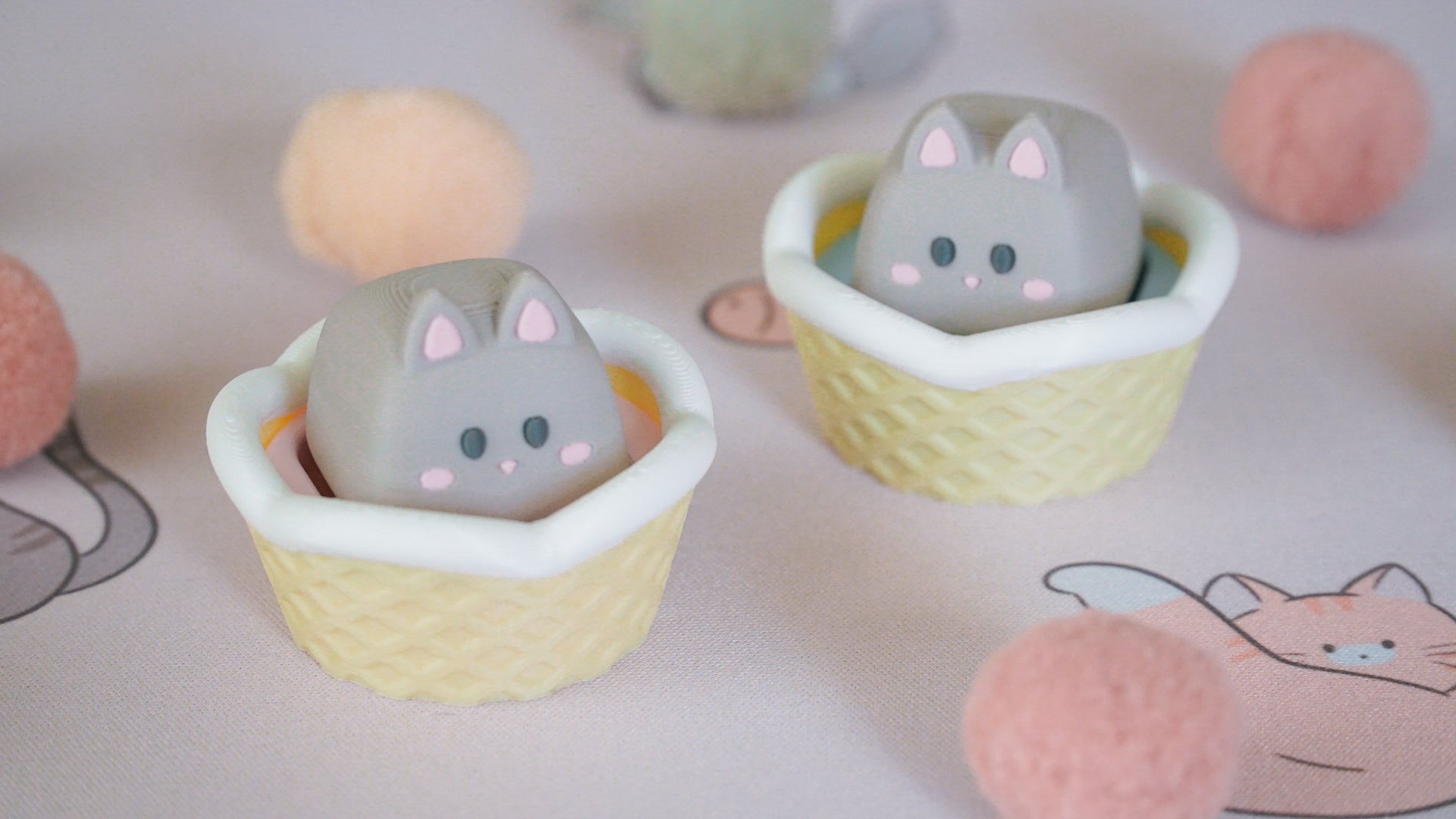 cat basket clicky fidget