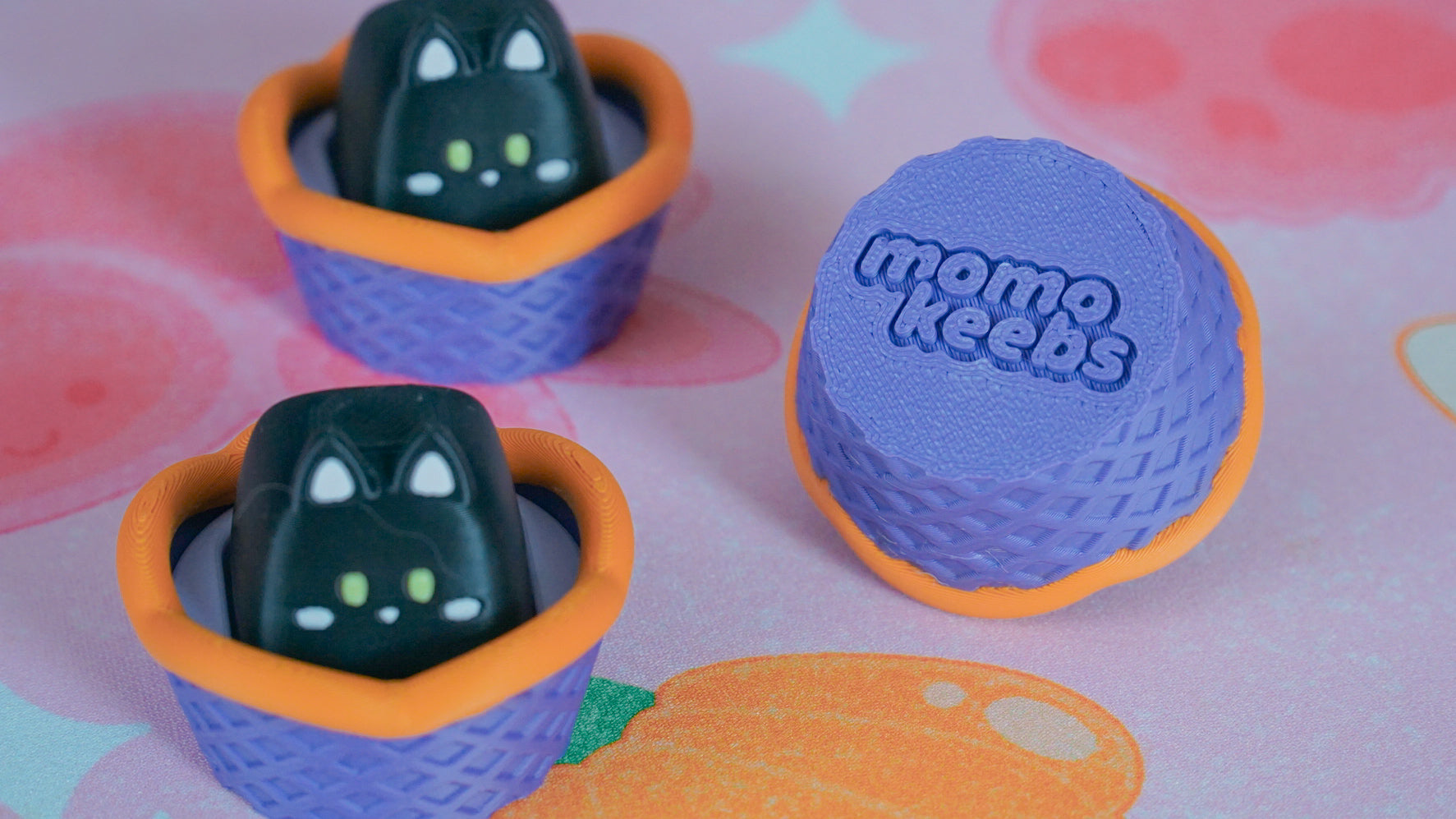 cat basket clicky fidget (halloween ver.)