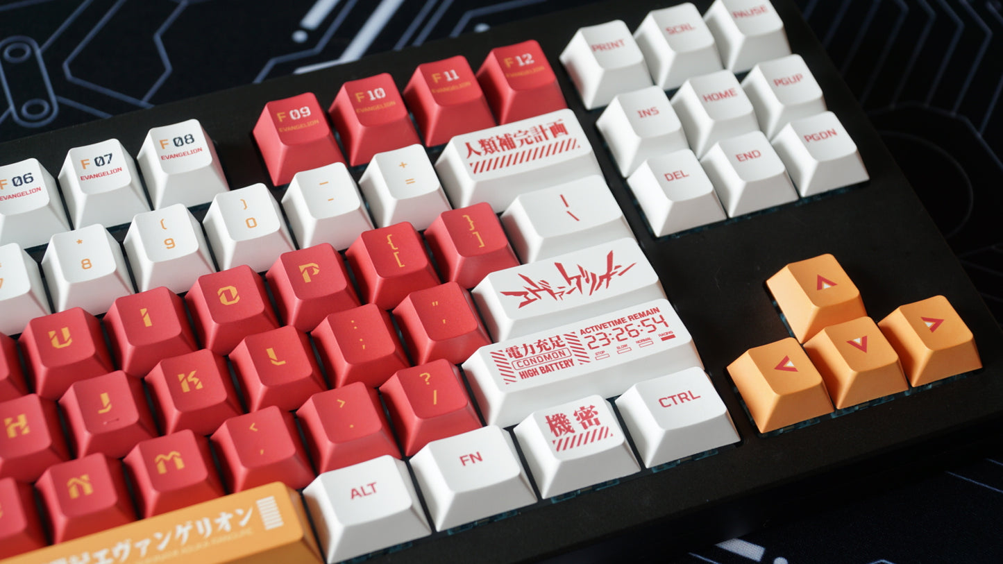 EVA 02 keycaps