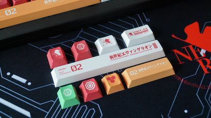 EVA 02 keycaps