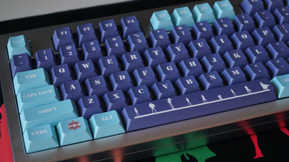 one piece (marine blue) keycaps