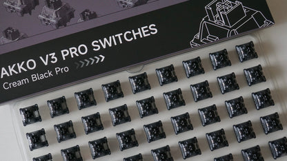 Akko cream black v3 pro switches (linear)