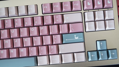 blush ducks keycaps