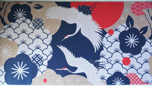 japanese crane deskmat