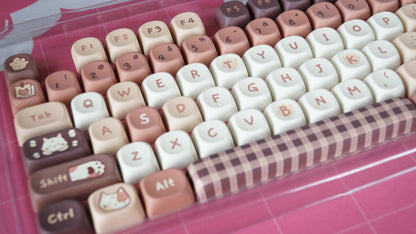 cat cafe keycaps