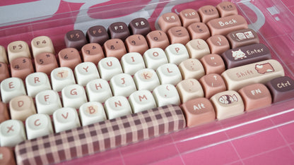 cat cafe keycaps