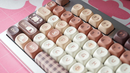 cat cafe keycaps