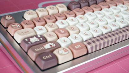 cat cafe keycaps