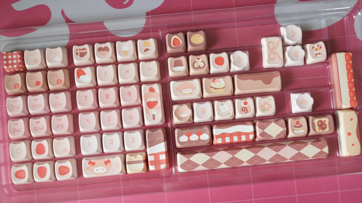 strawberry shortcake keycaps