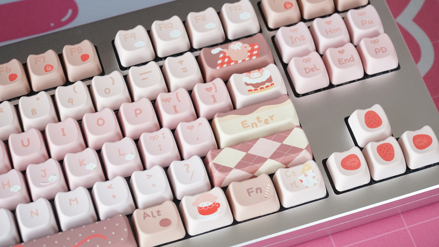 strawberry shortcake keycaps