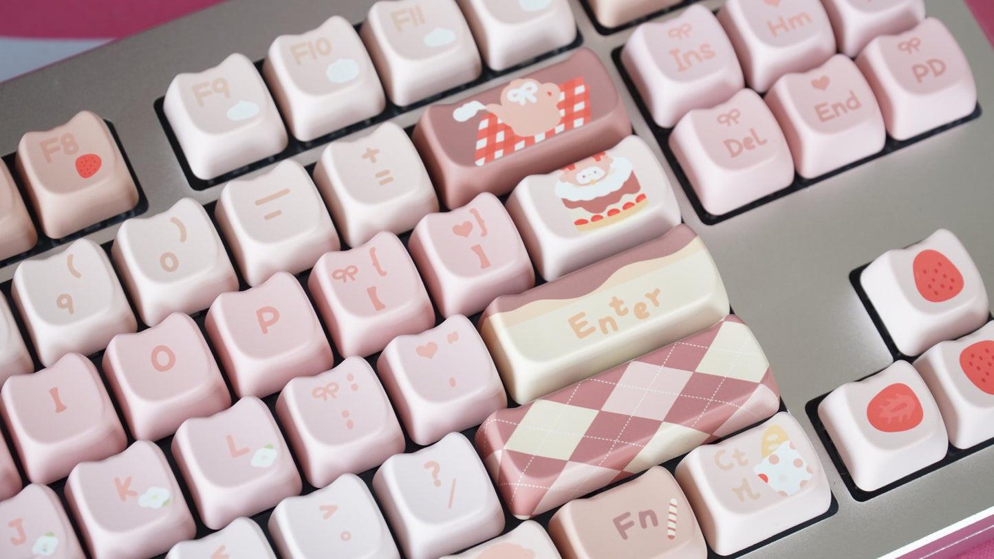 strawberry shortcake keycaps