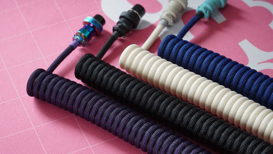 coiled braided cables (solid)