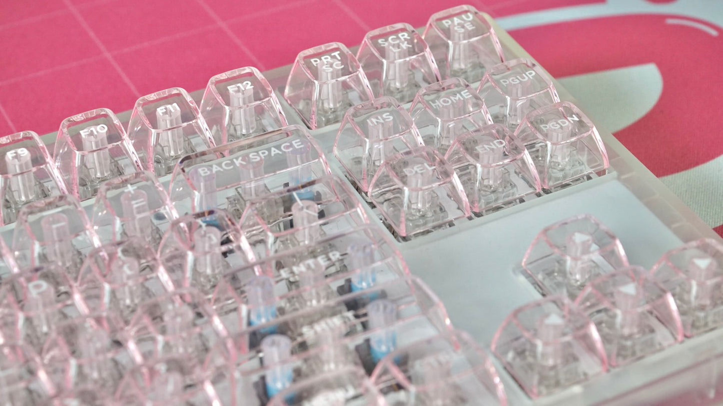 KiiBOOM clear keycaps