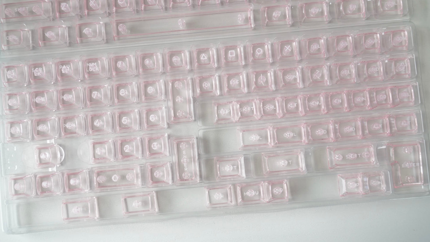 KiiBOOM clear keycaps