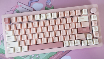 strawberry shortcake bunny keycaps