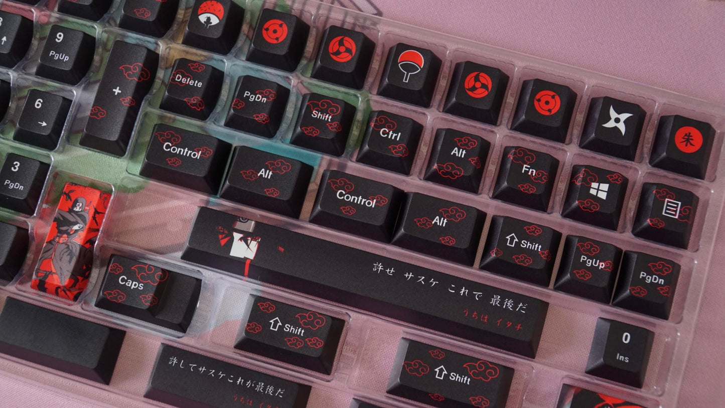 itachi (naruto) keycaps