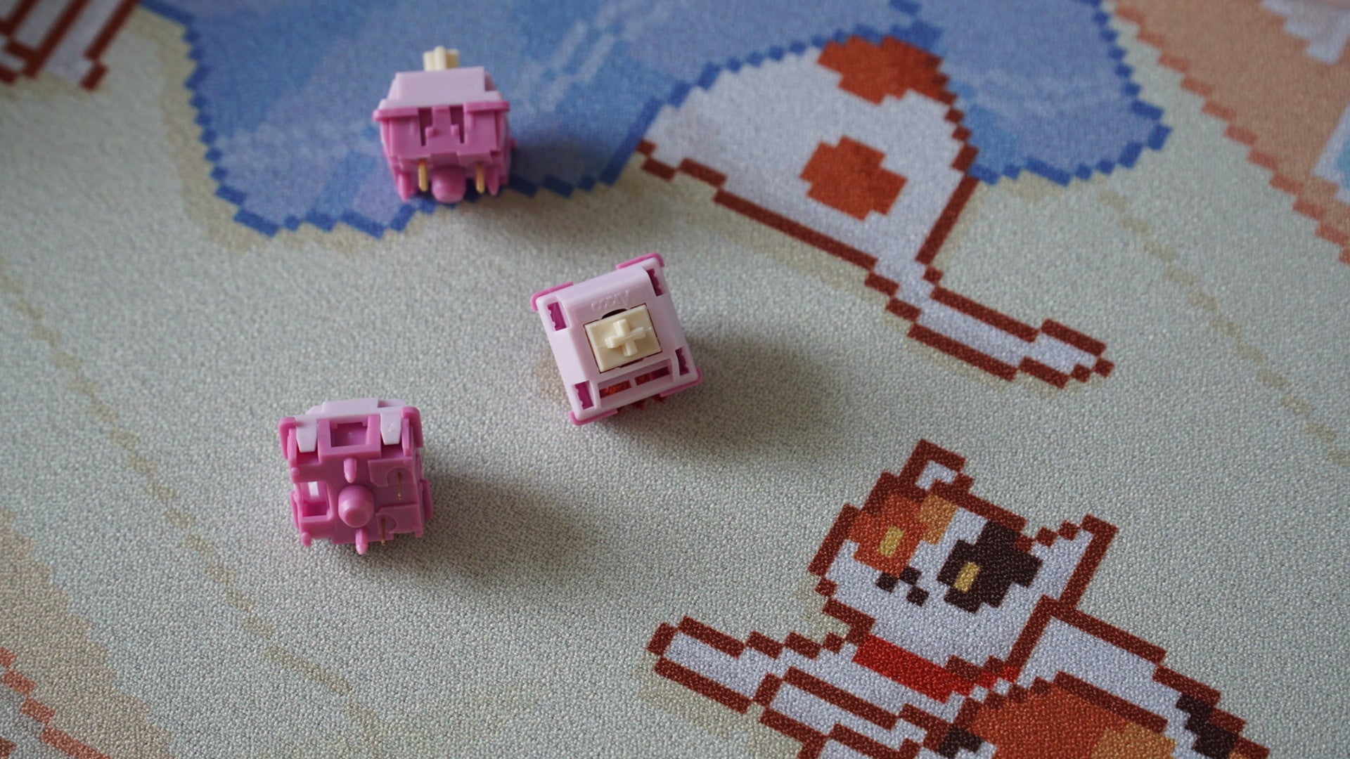 creamy purple v3 switches (tactile)