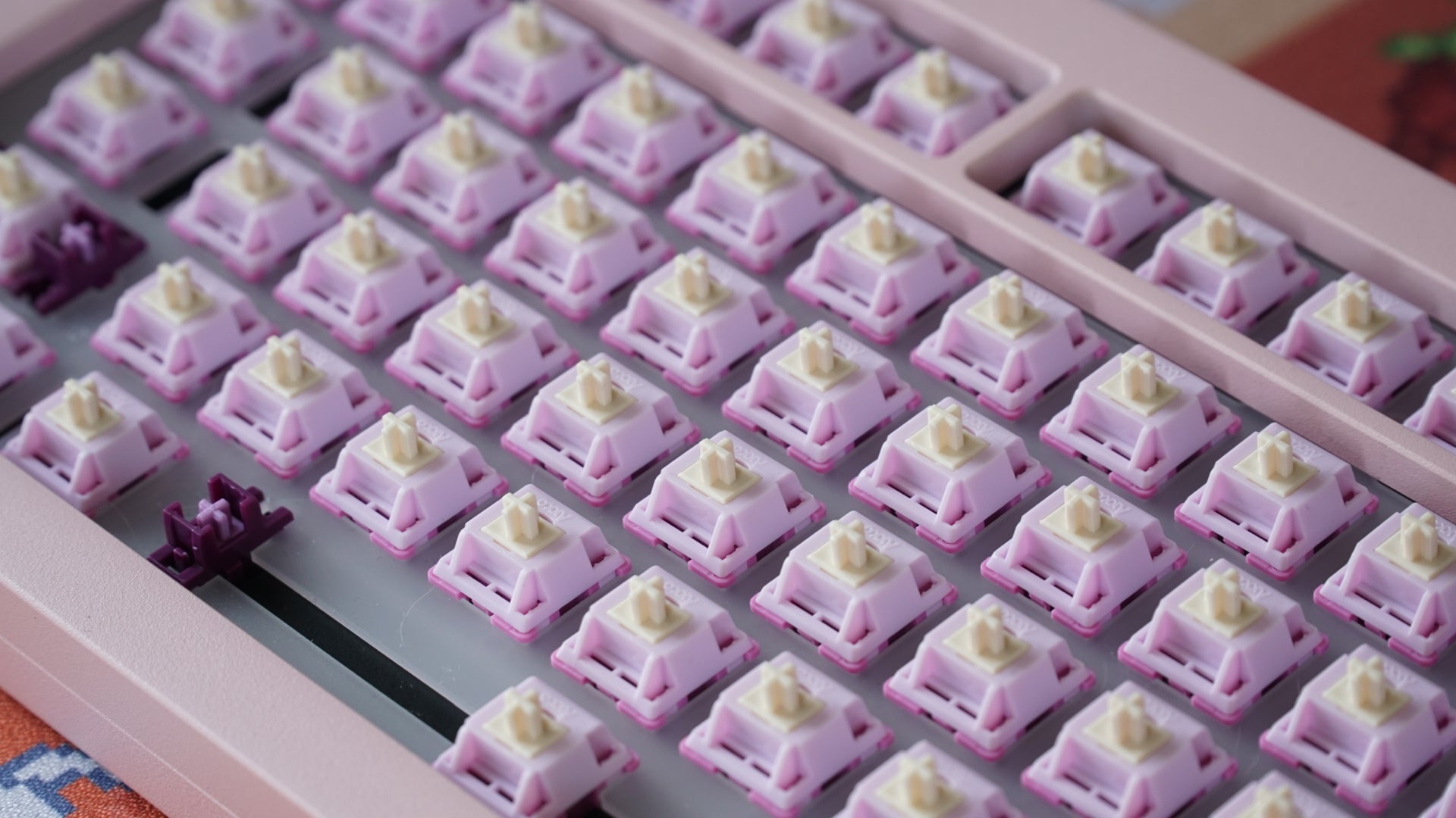 creamy purple v3 switches (tactile)