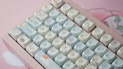 springtime dogs keycaps