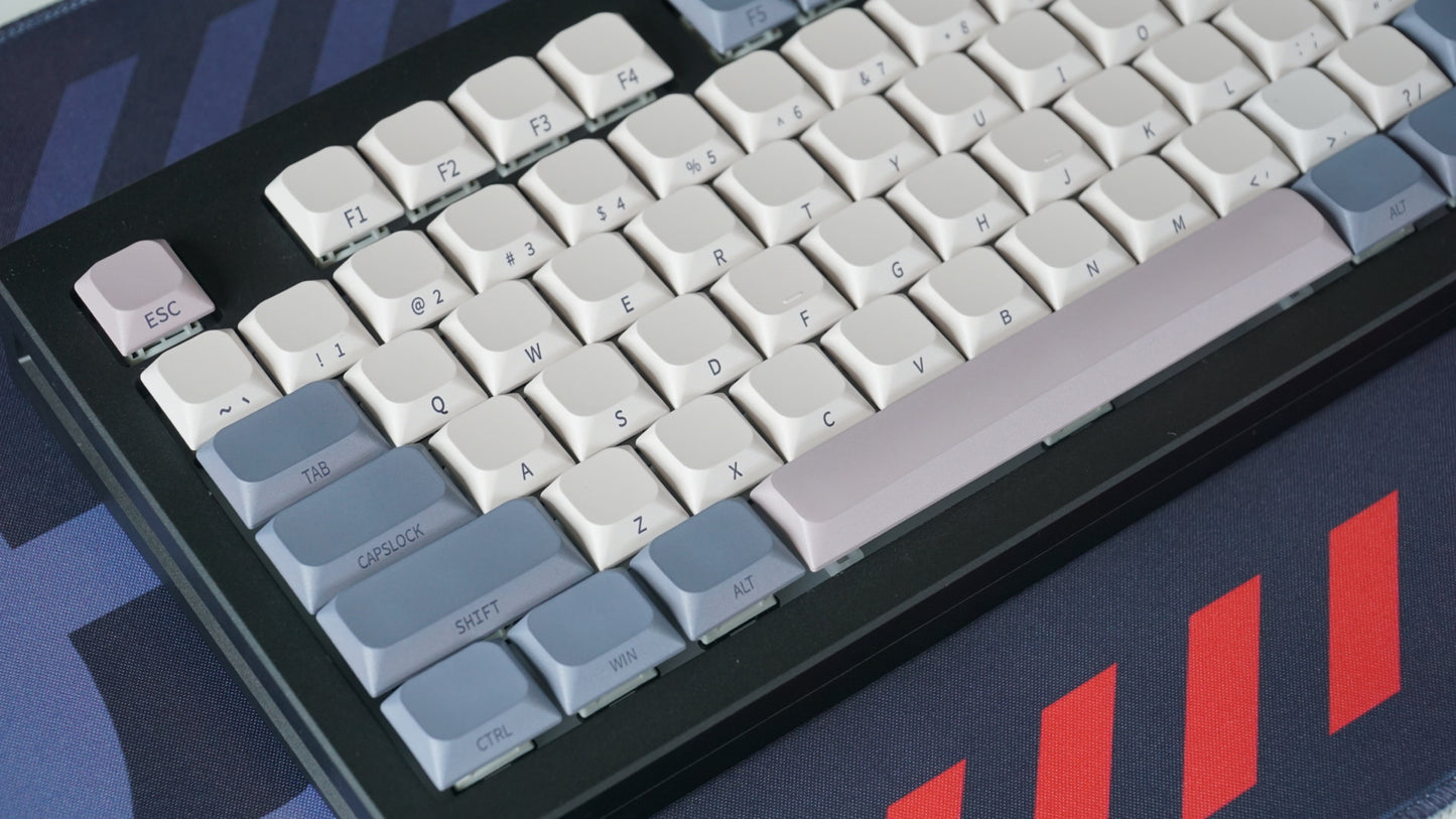 retro grey keycaps