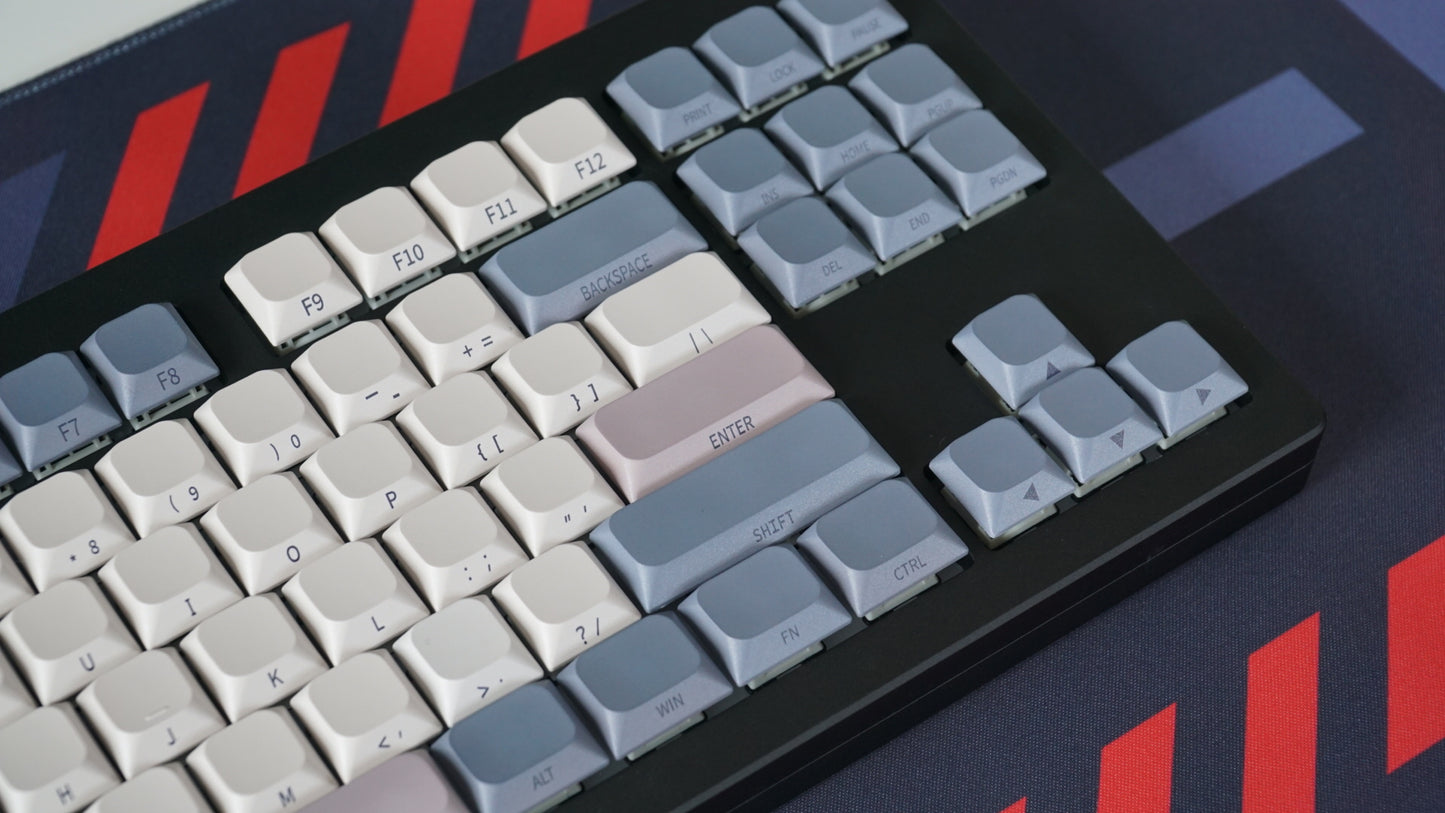 retro grey keycaps