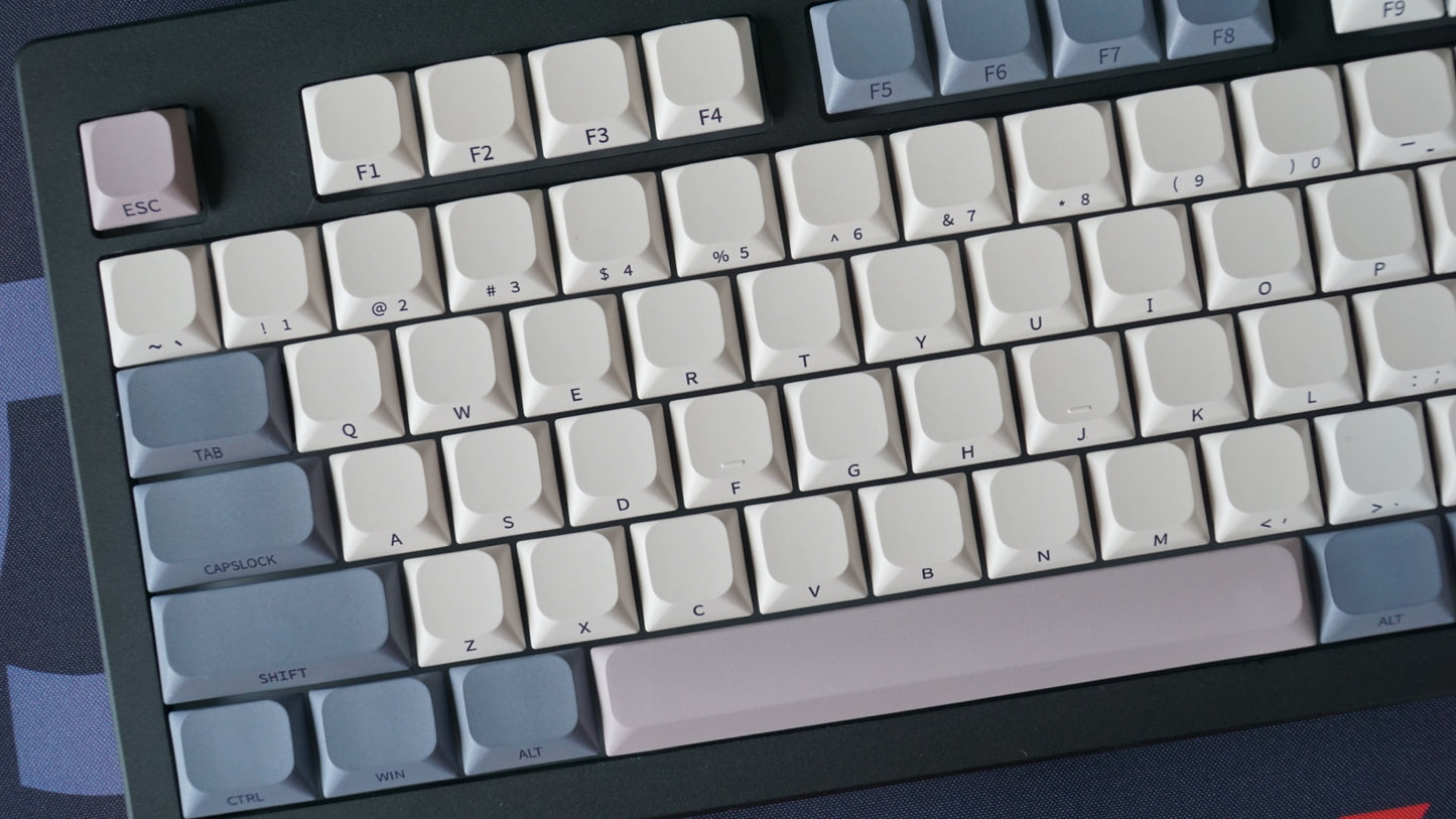 retro grey keycaps