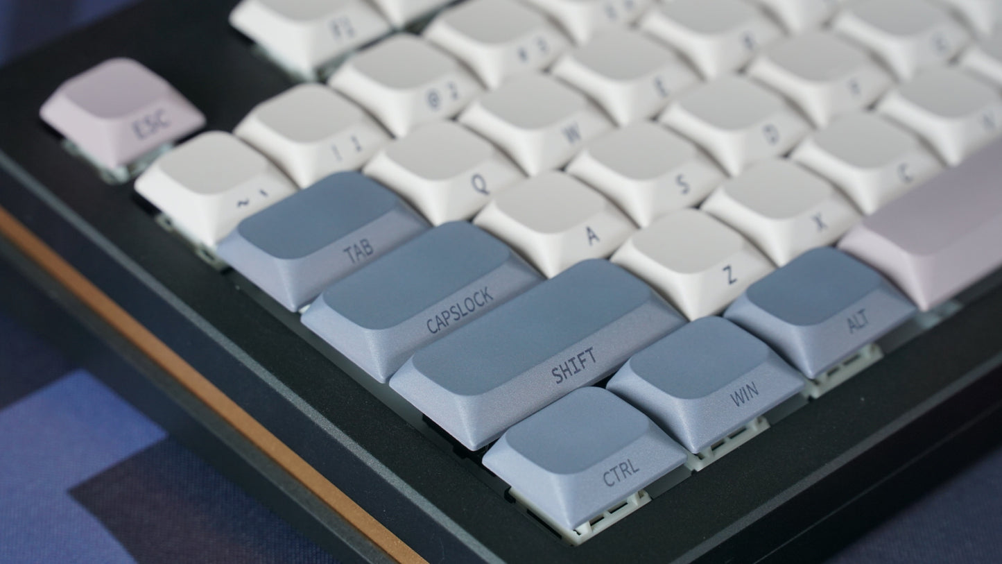 retro grey keycaps