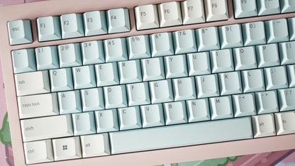 blue bunny keycaps