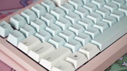 blue bunny keycaps