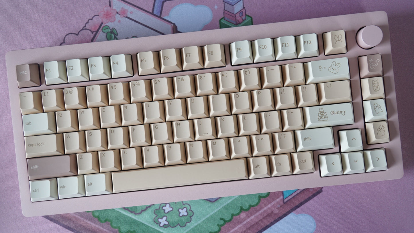 toffee bunny keycaps