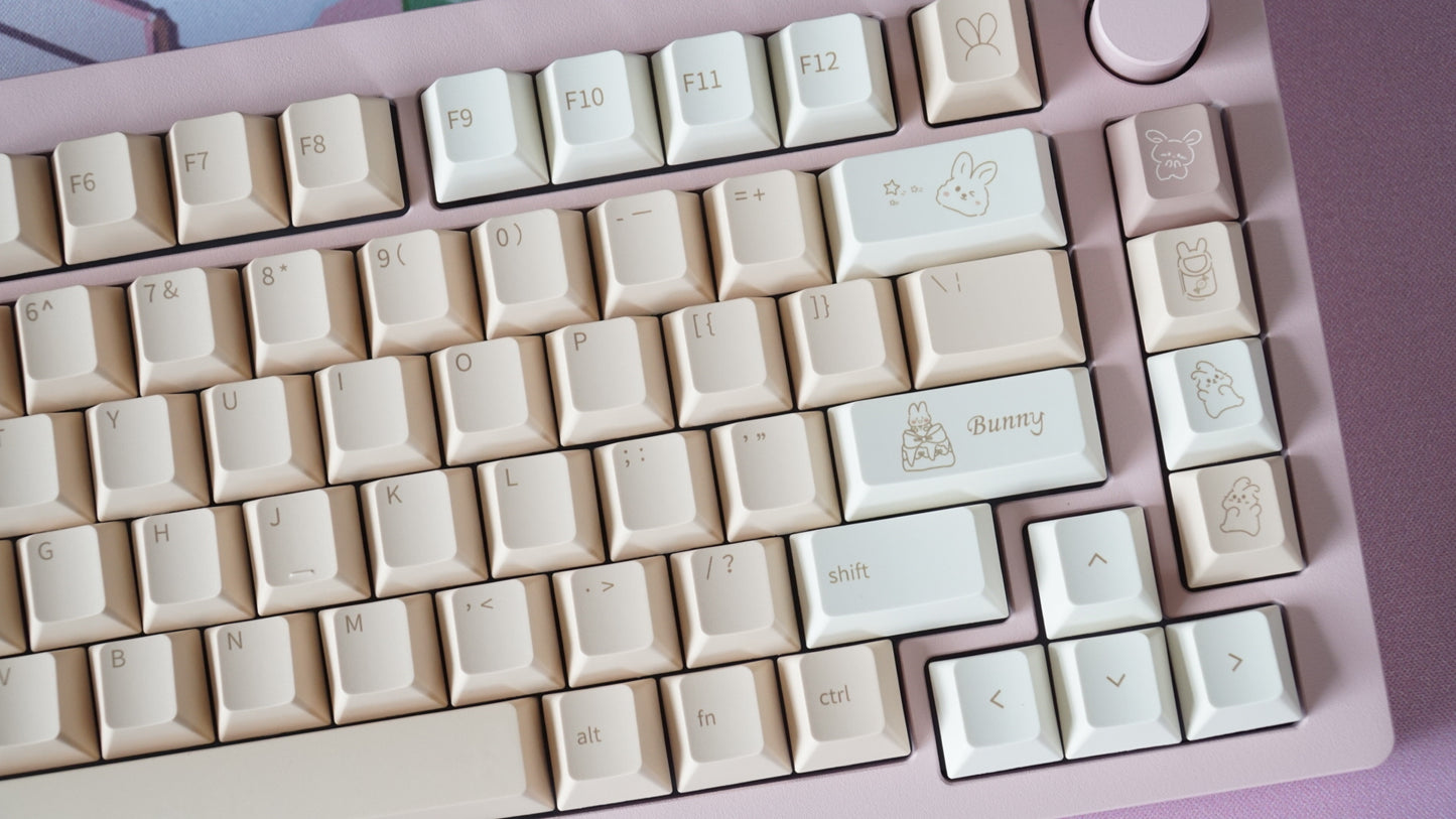 toffee bunny keycaps