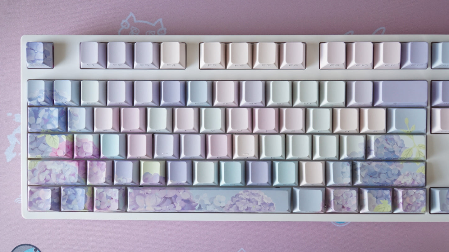 hydrangea keycaps