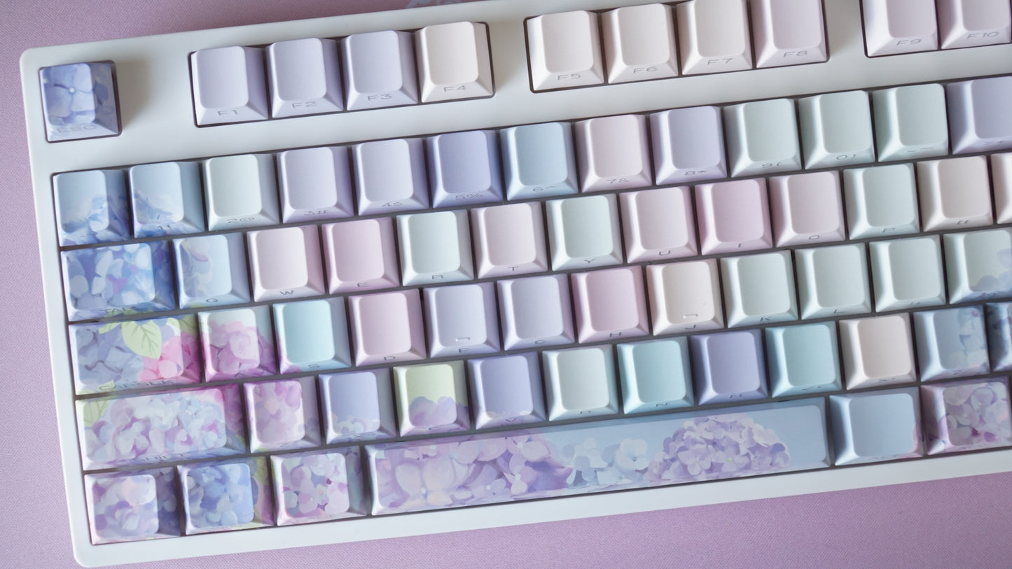 hydrangea keycaps