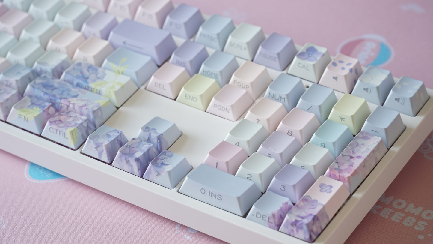 hydrangea keycaps