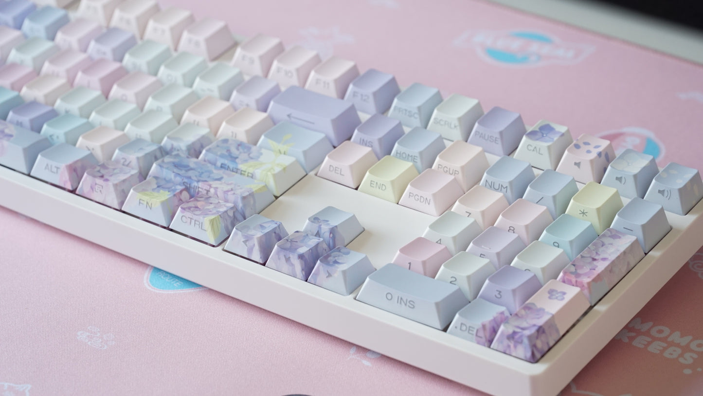 hydrangea keycaps