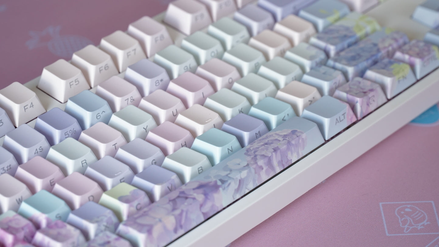 hydrangea keycaps