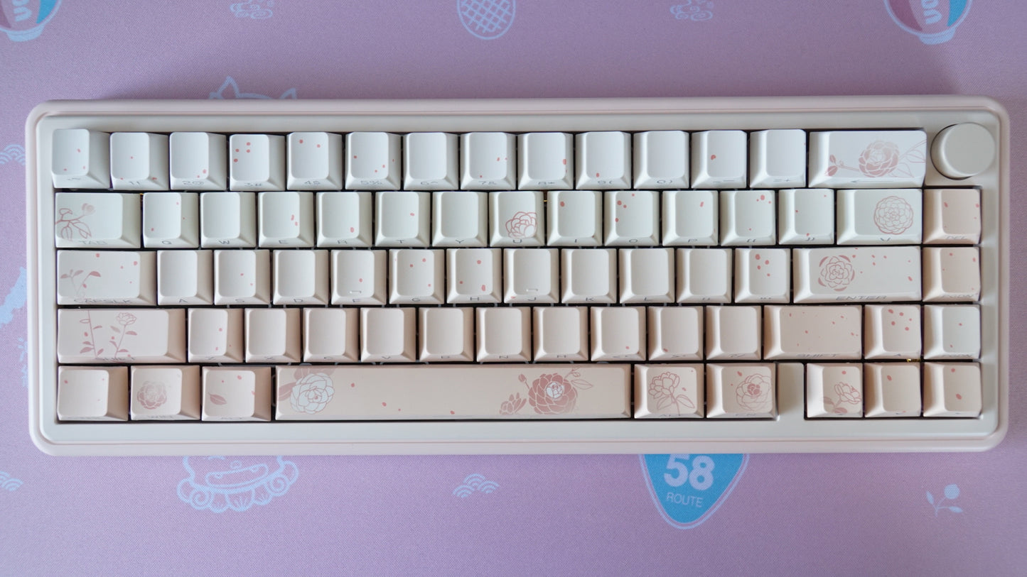 floral series keycaps