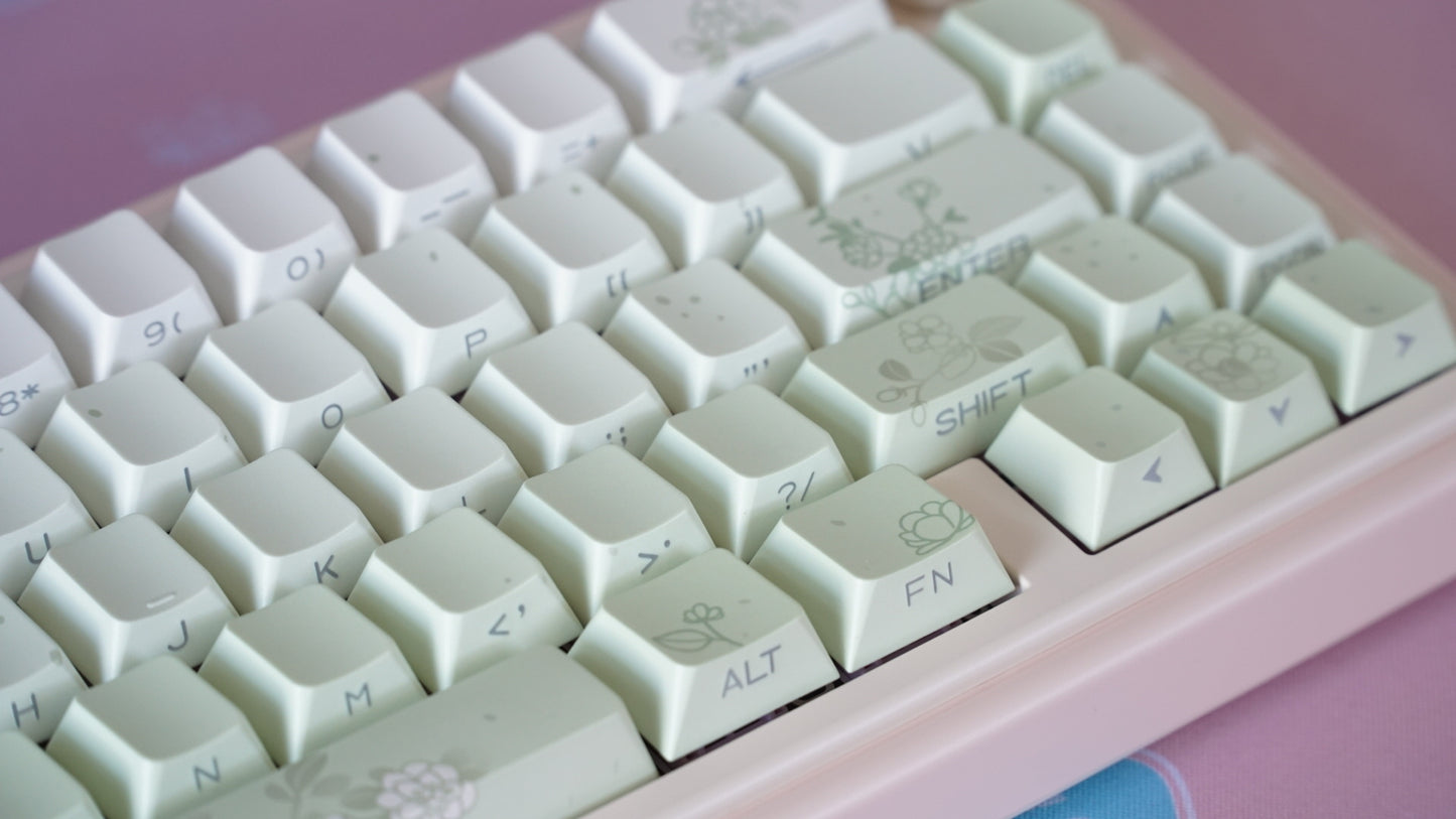 floral series keycaps