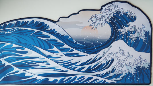 wave of kanagawa deskmat