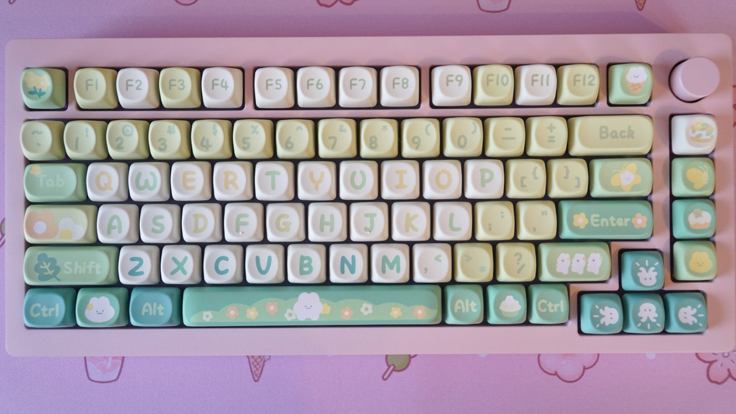 fantasy bunnies keycaps