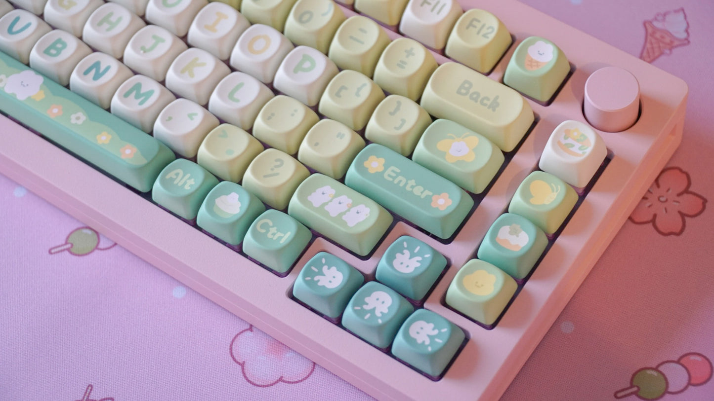 fantasy bunnies keycaps