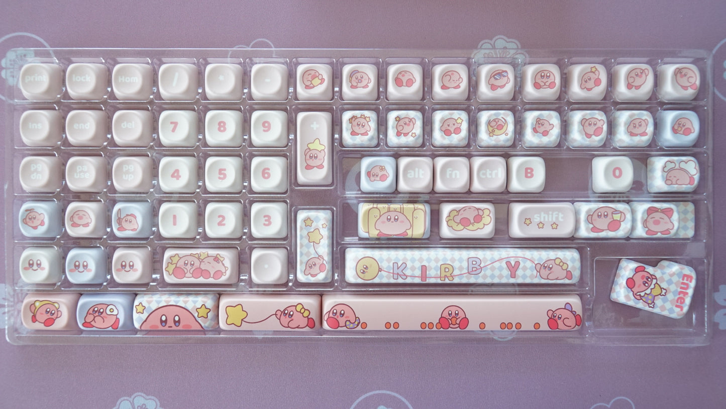 fluffy kirby keycaps