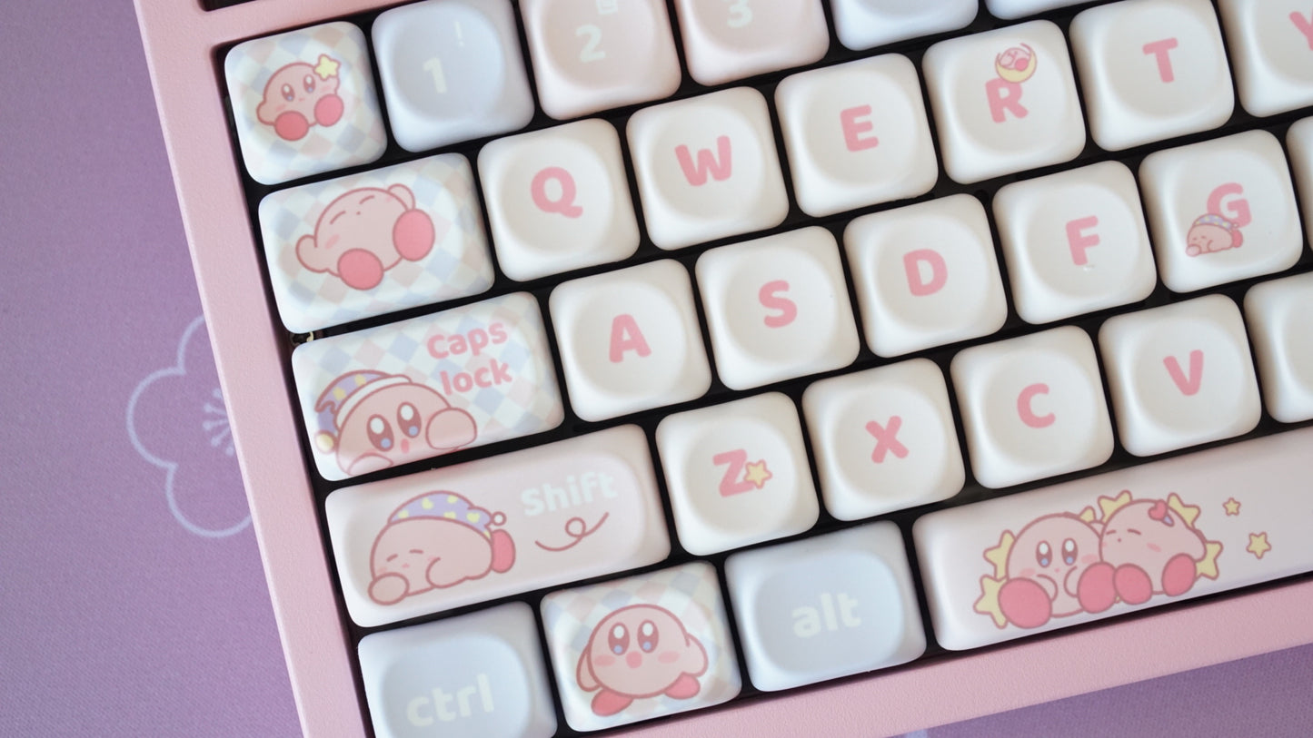 fluffy kirby keycaps