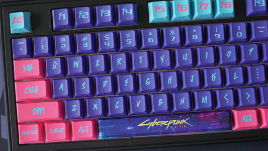 cyberpunk keycaps